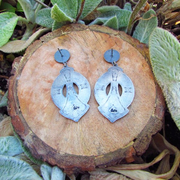 Art Deco Style Earrings | 1930s Earrings | DURI Earrings | Costume Jewelry - Picture 6 of 8